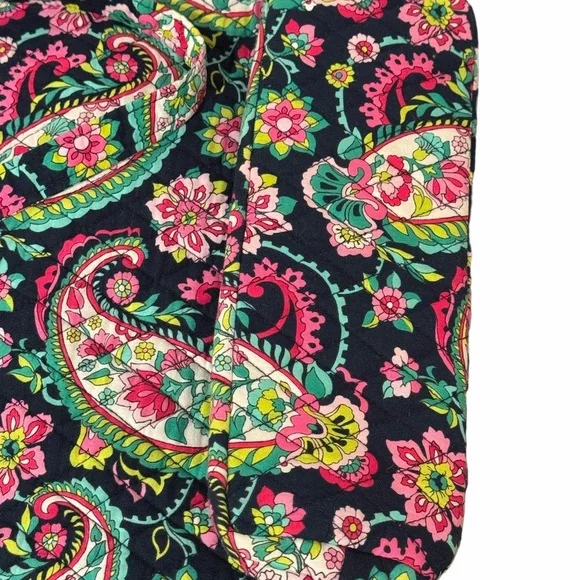 Vera Bradley Petal Paisley Tote Bag Handbag Purse - Picture 3 of 7